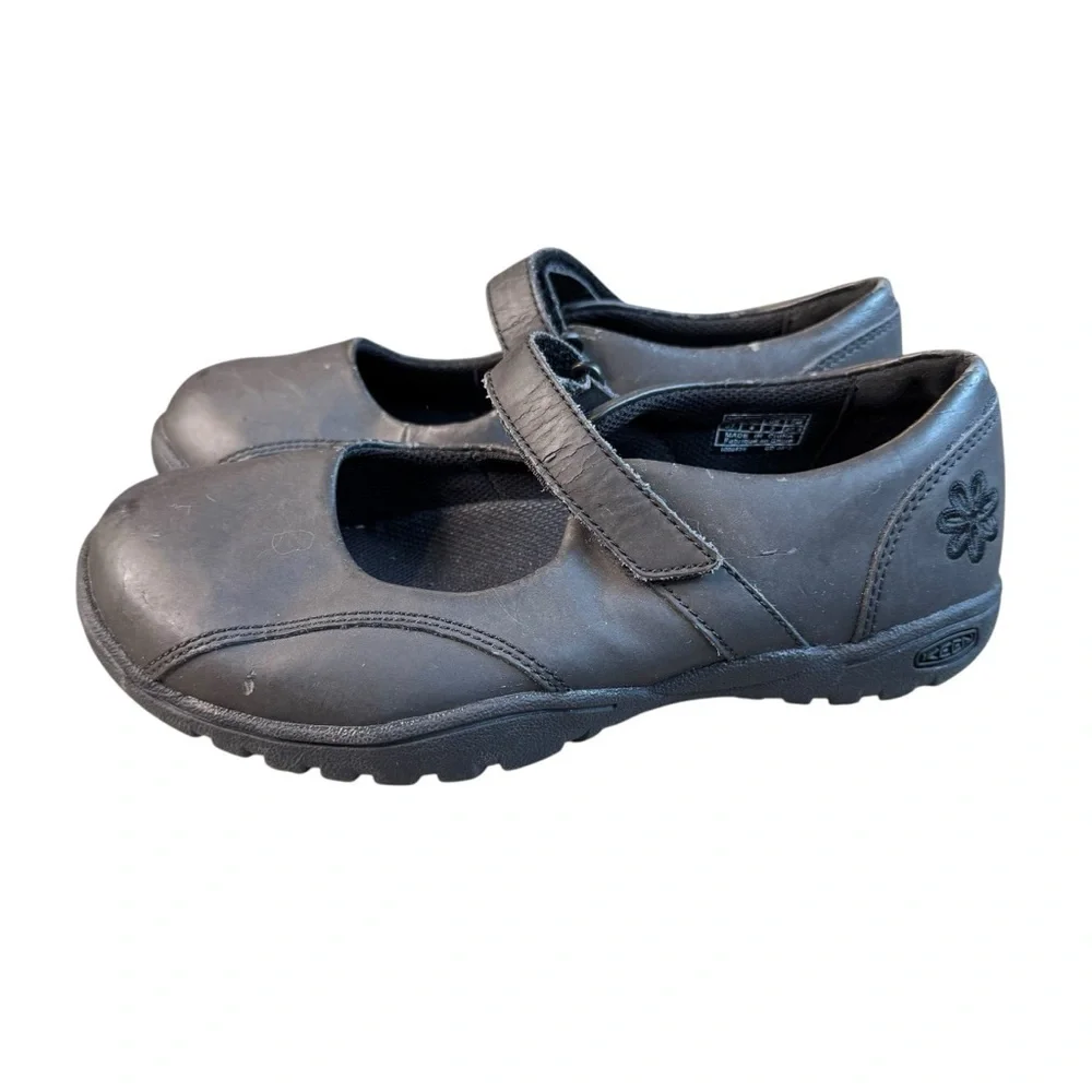 Keen Luna Mary Jane Shoes Sandals Girls Size 4 Black